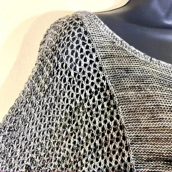 212 New York Gray Half Sleeve Pullover Sweater - Picture 6 of 12